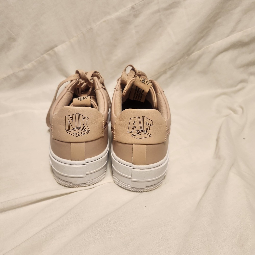 Nike Air Force 1 Pixel Particle Beige Womens Sneakers CK6649-200 Size 9 - Picture 7 of 8